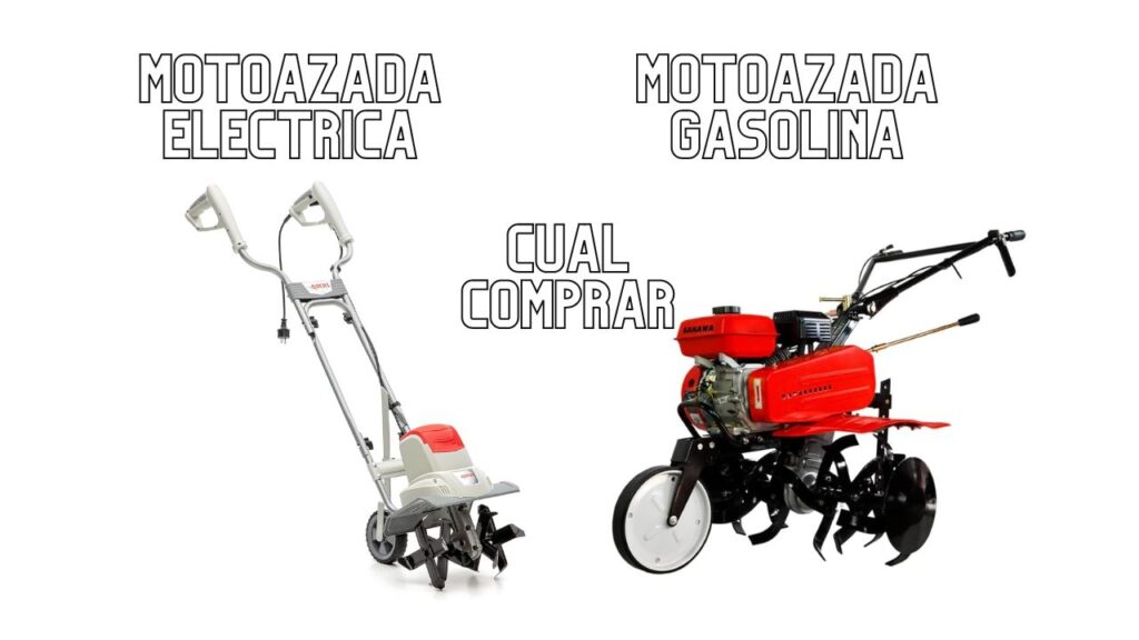 motoazada electrica o motoazada gasolina cual comprar